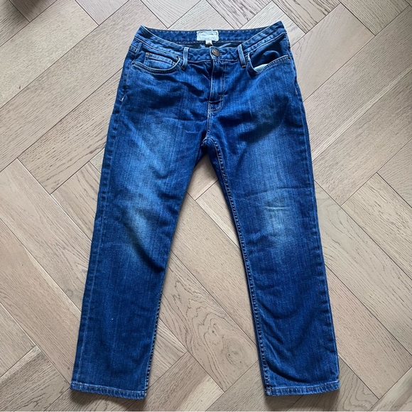 Current Elliot Straight Leg/Relaxed Fit Crop Jeans - Picture 2 of 7